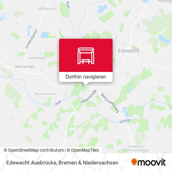 Edewecht Auebrücke Karte