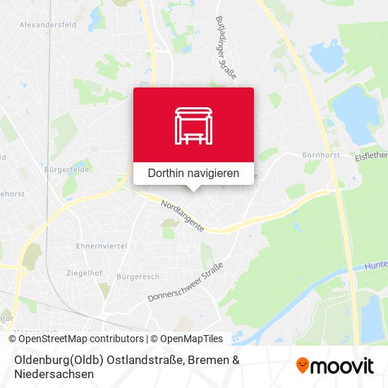 Oldenburg(Oldb) Ostlandstraße Karte