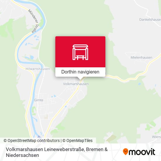 Volkmarshausen Leineweberstraße Karte