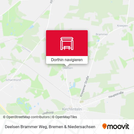 Deelsen Brammer Weg Karte