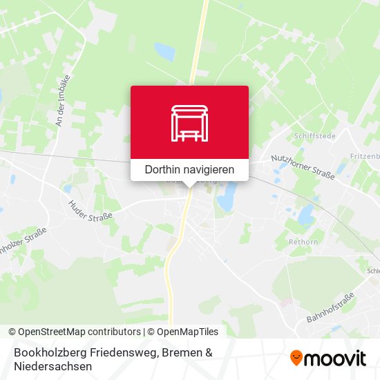 Bookholzberg Friedensweg Karte