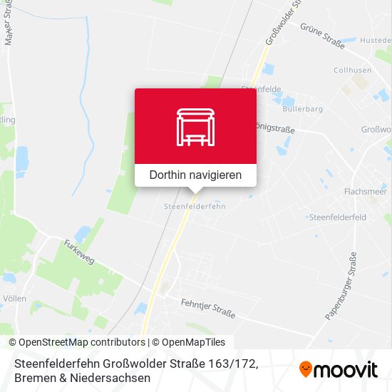 Steenfelderfehn Großwolder Straße 163 / 172 Karte