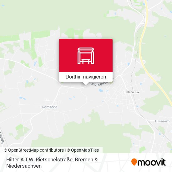 Hilter A.T.W. Rietschelstraße Karte
