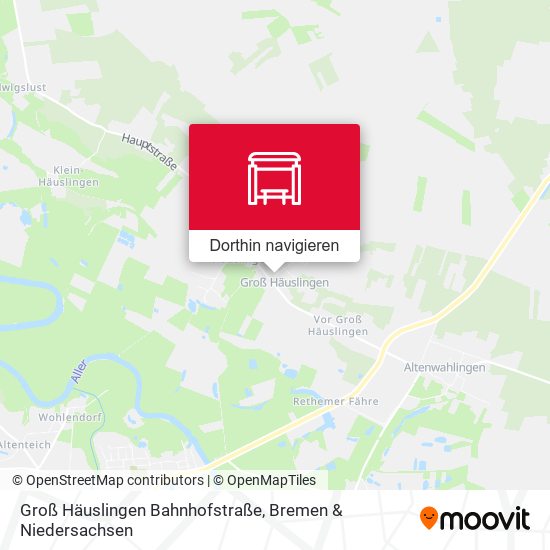 Groß Häuslingen Bahnhofstraße Karte