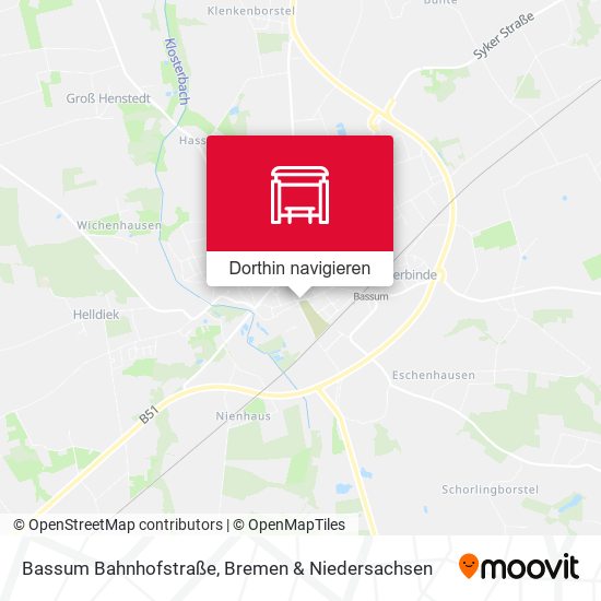 Bassum Bahnhofstraße Karte