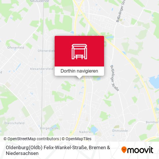 Oldenburg(Oldb) Felix-Wankel-Straße Karte