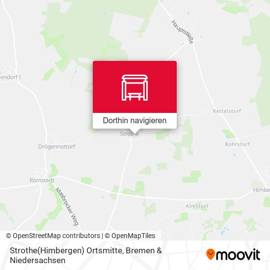Strothe(Himbergen) Ortsmitte Karte