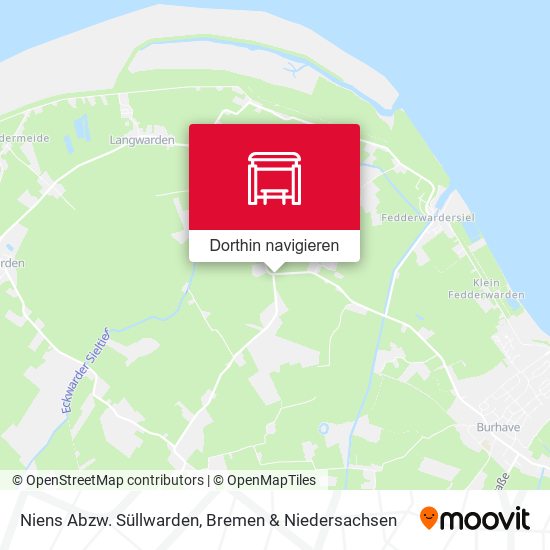 Niens Abzw. Süllwarden Karte