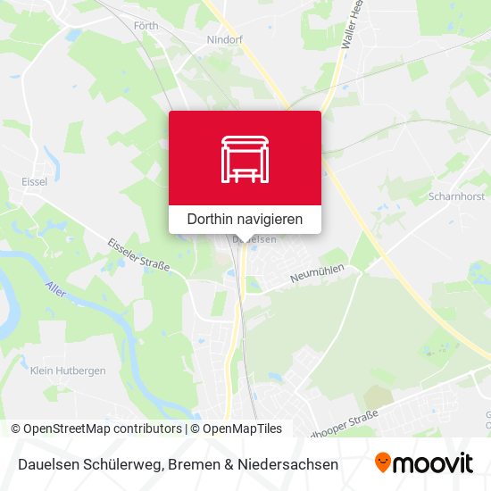 Dauelsen Schülerweg Karte