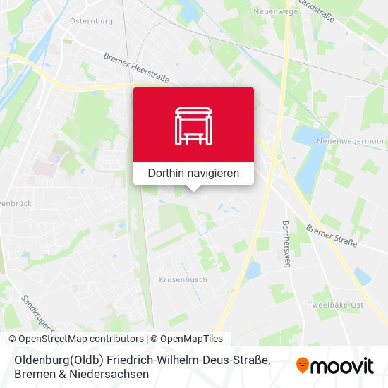 Oldenburg(Oldb) Friedrich-Wilhelm-Deus-Straße Karte