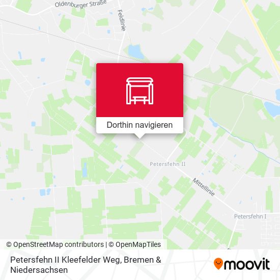 Petersfehn II Kleefelder Weg Karte