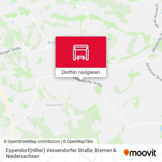 Eppendorf(Hilter) Vessendorfer Straße Karte