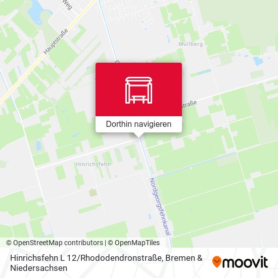 Hinrichsfehn L 12 / Rhododendronstraße Karte