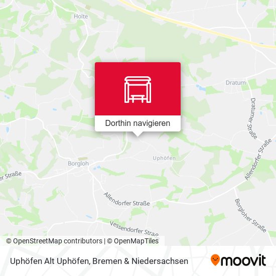Uphöfen Alt Uphöfen Karte