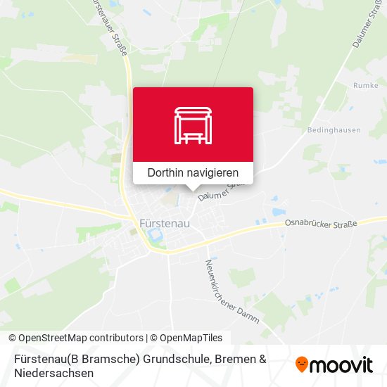 Fürstenau(B Bramsche) Grundschule Karte