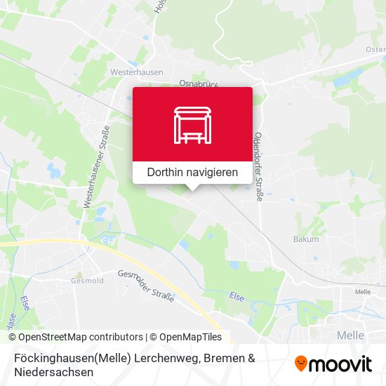 Föckinghausen(Melle) Lerchenweg Karte