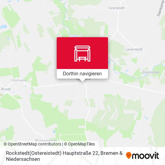 Rockstedt(Ostereistedt) Hauptstraße 22 Karte