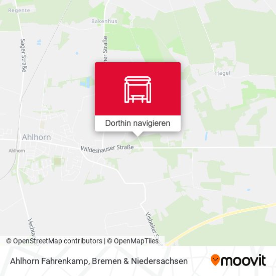 Ahlhorn Fahrenkamp Karte