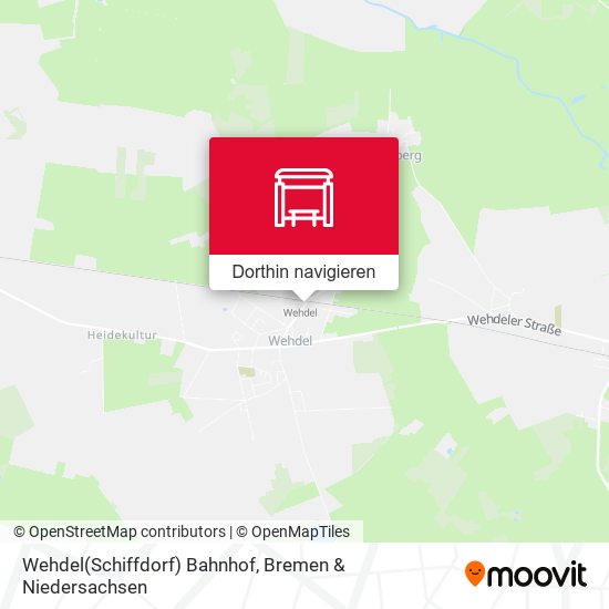 Wehdel(Schiffdorf) Bahnhof Karte