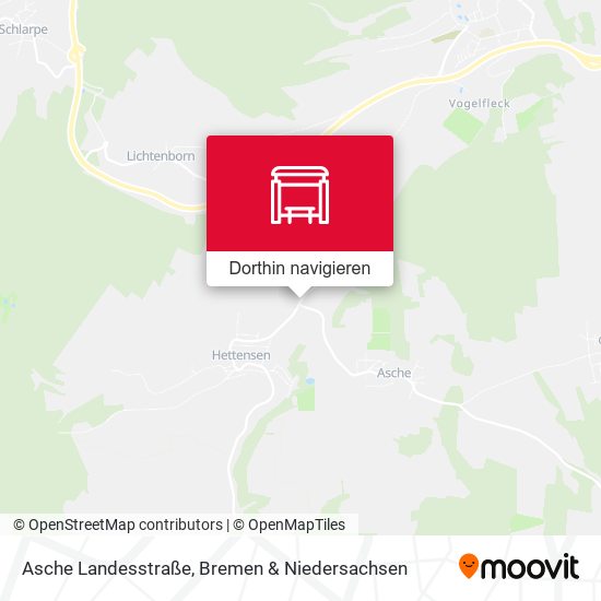 Asche Landesstraße Karte