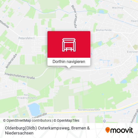 Oldenburg(Oldb) Osterkampsweg Karte
