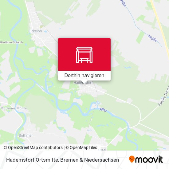 Hademstorf Ortsmitte Karte