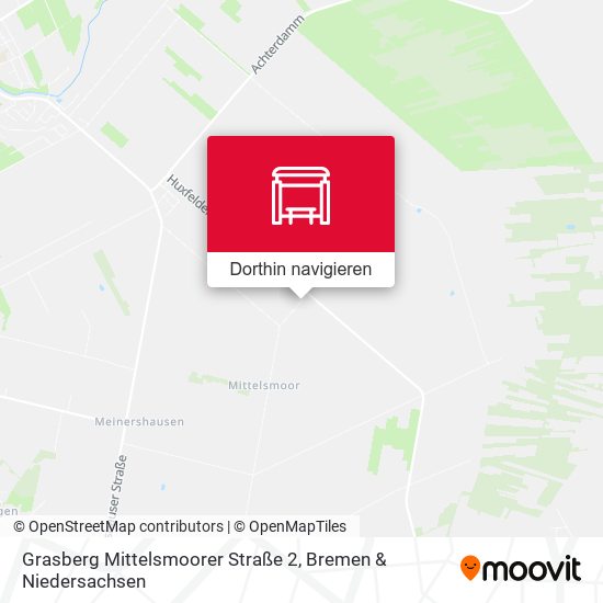 Grasberg Mittelsmoorer Straße 2 Karte
