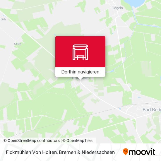 Fickmühlen Von Holten Karte