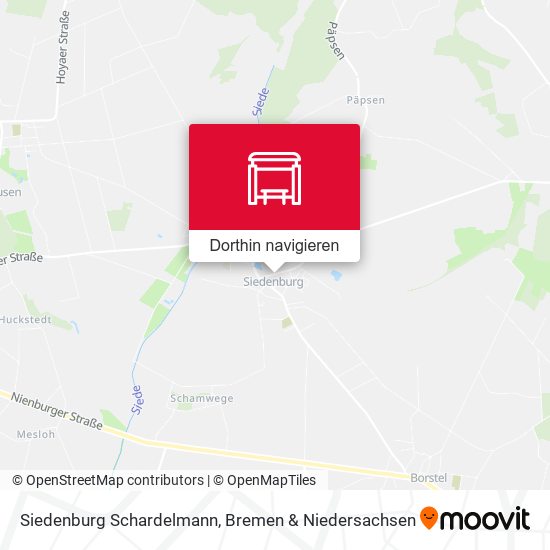 Siedenburg Schardelmann Karte