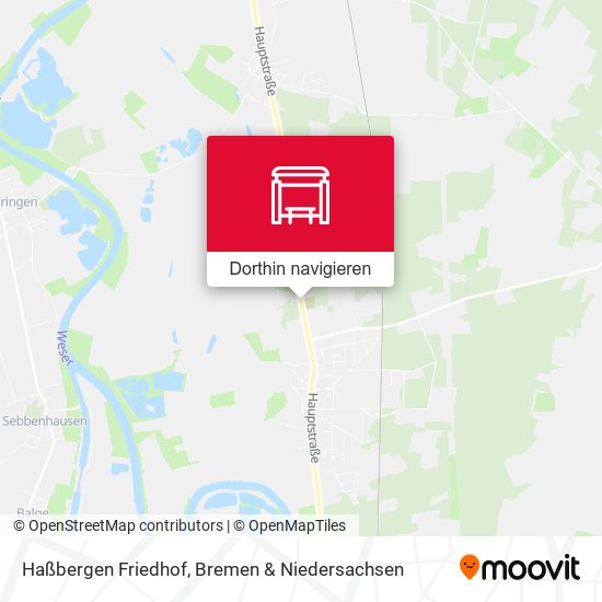 Haßbergen Friedhof Karte