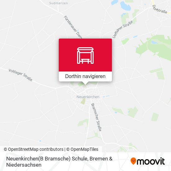 Neuenkirchen(B Bramsche) Schule Karte