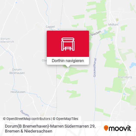 Dorum(B Bremerhaven)-Marren Südermarren 29 Karte