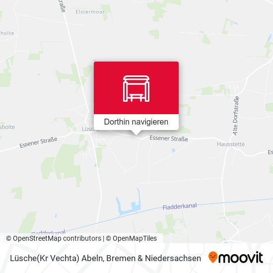Lüsche(Kr Vechta) Abeln Karte