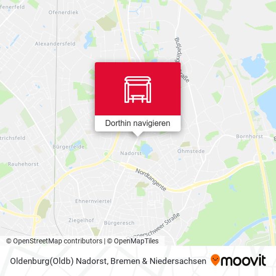 Oldenburg(Oldb) Nadorst Karte