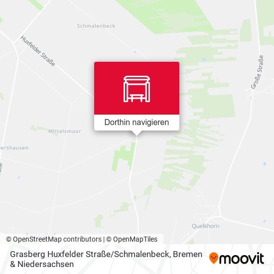 Grasberg Huxfelder Straße / Schmalenbeck Karte