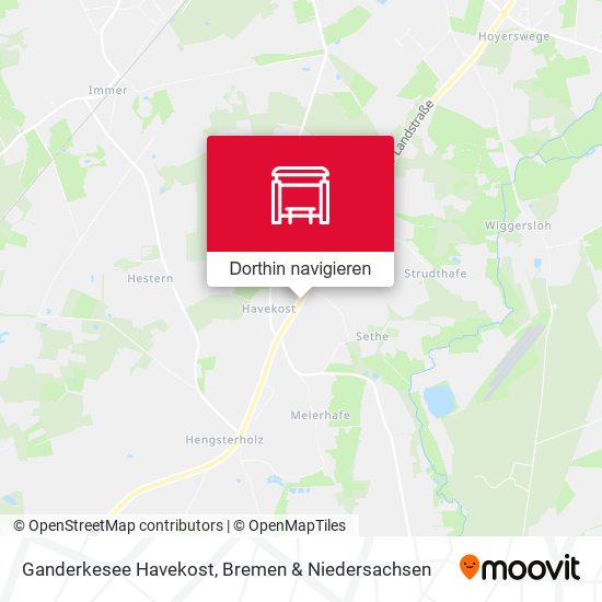 Ganderkesee Havekost Karte