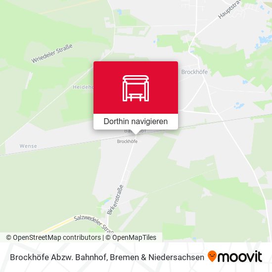 Brockhöfe Abzw. Bahnhof Karte