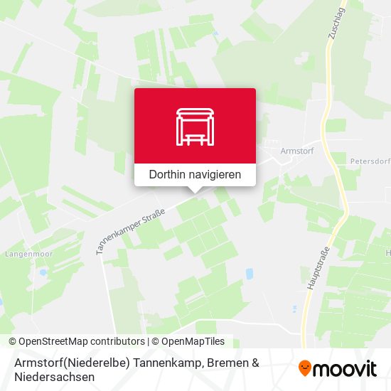 Armstorf(Niederelbe) Tannenkamp Karte