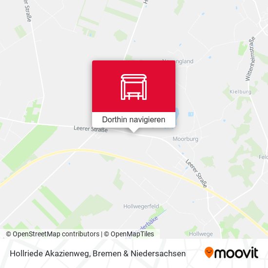 Hollriede Akazienweg Karte