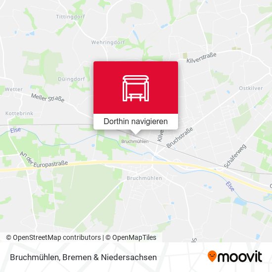 Bruchmühlen Karte