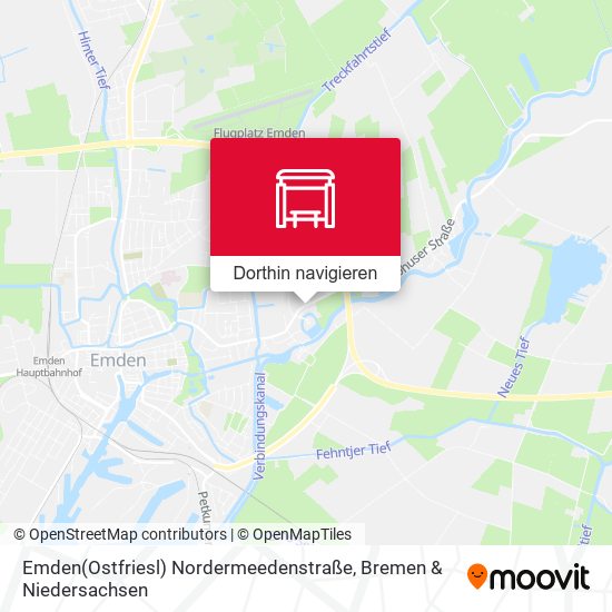 Emden(Ostfriesl) Nordermeedenstraße Karte