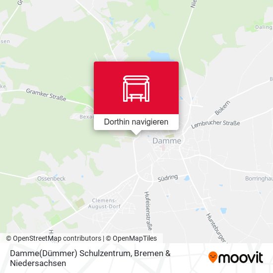 Damme(Dümmer) Schulzentrum Karte