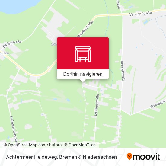 Achtermeer Heideweg Karte