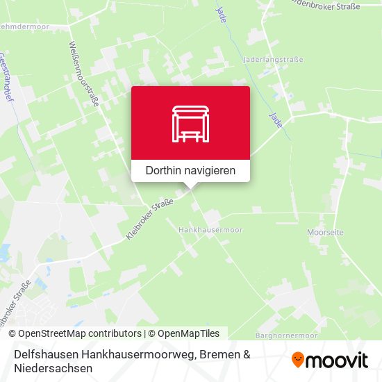 Delfshausen Hankhausermoorweg Karte