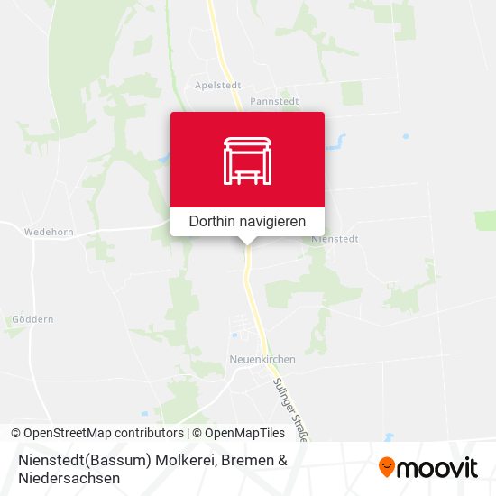 Nienstedt(Bassum) Molkerei Karte