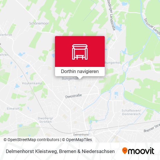 Delmenhorst Kleistweg Karte