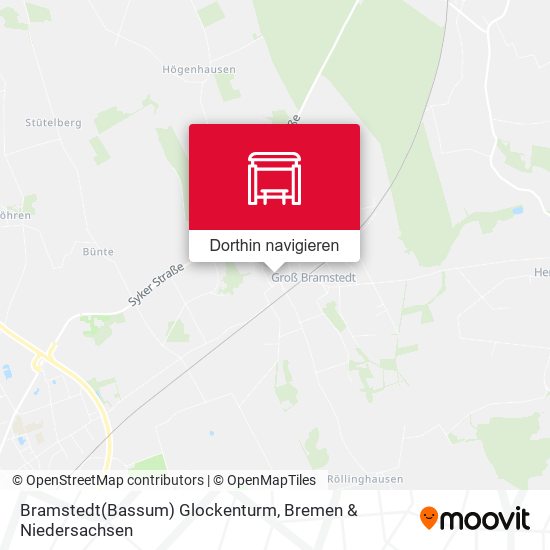 Bramstedt(Bassum) Glockenturm Karte