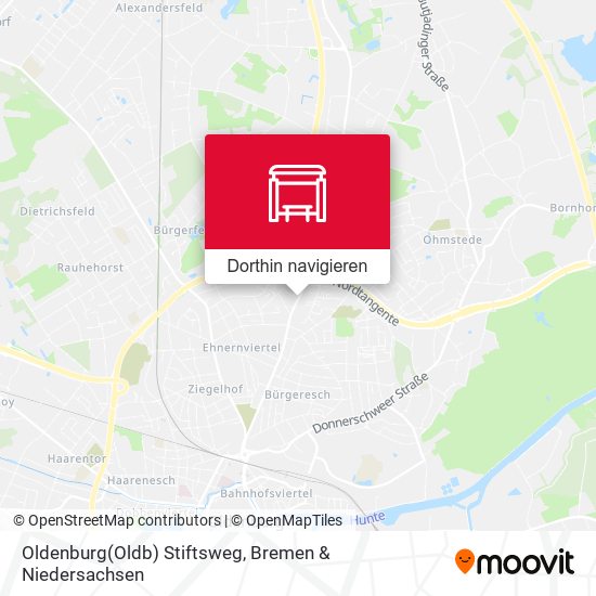 Oldenburg(Oldb) Stiftsweg Karte