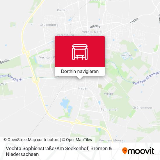 Vechta Sophienstraße / Am Seekenhof Karte
