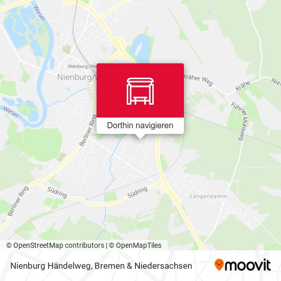 Nienburg Händelweg Karte